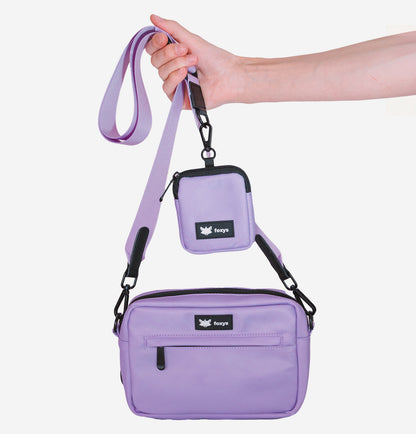 FoxyMom Dog Walking Bag Lilac