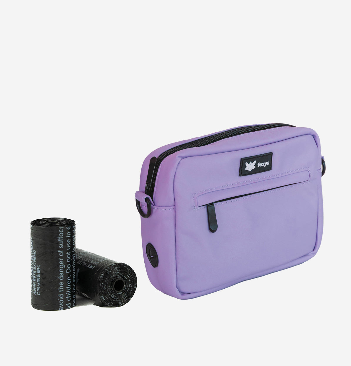 FoxyMom Dog Walking Bag Lilac Waste Bag dispenser